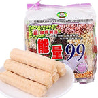 Rice Roll - Taro Flavor - 3 x 6.35 oz / 3 x 18 rolls - Delicious vegetarian food - Original from Taiwan