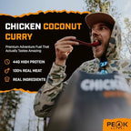 Peak Refuel Chicken Coconut Curry | Freeze Dried Backpacking and Camping Food | Amazing Taste & Quality | High Protein | Real Meat | Quick Prep (2 Serving Pouch)
