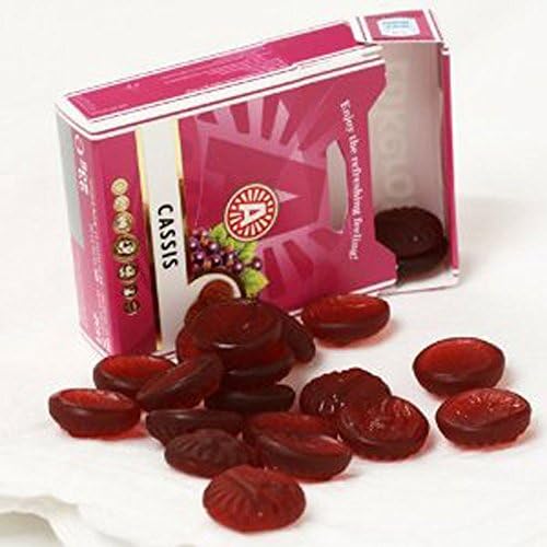 Läkerol Licorice Sugar Free Pastilles (4 Pack/Boxes) Imported Swedish Licorice (Cassis (Black Current))