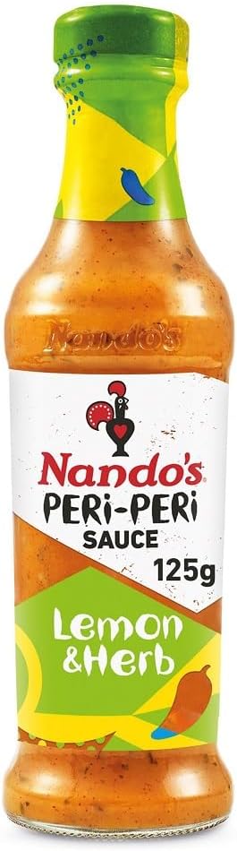 Nando's Lemon & Herb Peri-Peri Sauce 125g - Pack of 6