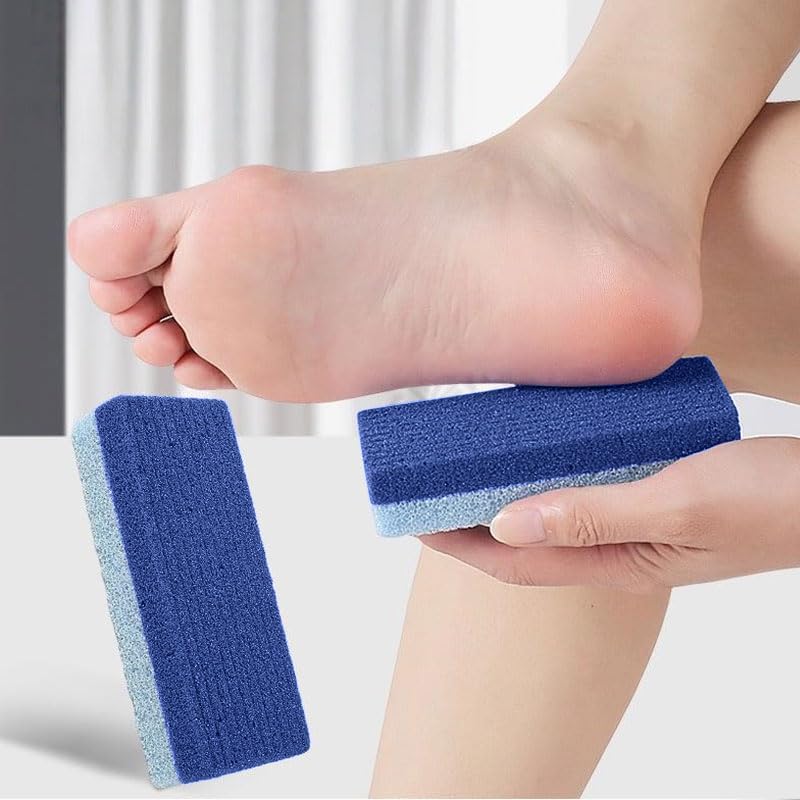 Foot Pumice Stone, 2 Pack Pedicure Stone for Feet Pumice Sponge for Feet Callus Remover and Scrubber