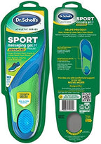 Dr. Scholl’s Sport Insoles (Pack of 2) // Superior Shock Absorption and Arch Support to Reduce Muscle Fatigue and Stress on Lower Body Joints (for Men's 8-14)