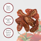 Roland Foods Sun Dried Tomatoes in Extra Virgin Olive Oil, 3 Ounce Jar, Pack of 4