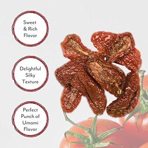 Roland Foods Sun Dried Tomatoes in Extra Virgin Olive Oil, 3 Ounce Jar, Pack of 4