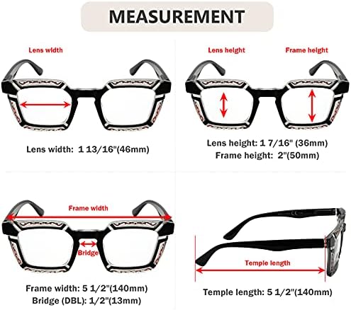 Eyekepper 5-pack Reading Glasses for Women Floral Pattern Design Readers