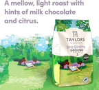Taylors of Harrogate Ground Coffee (Each Pack 200g) Pick Any 6 from 7+ Flavours Inc. Rich Italian, After Dark, Hot Lava Java, Decaf, Lazy Sunday, Flying Start and Brasilia