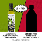 Chosen Foods Organic Avocado Oil, 16.9 Fl Oz - All Purpose Cooking Oil made from 100% Pure Avocados - Non-GMO, Gluten-Free, Keto Friendly, Glyphosate Free - 500mL (Pack Of 1)