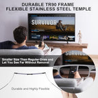 Folding Reading Glasses Foldable Travel Handy Readers with Compact Case for Women Men