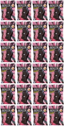 Bubs Skull Raspberry Foam Liquorice 24 Packs of 90g