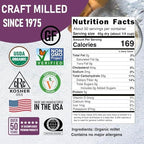 Great River Milling Organic Hulled Millet | Whole Grain Ancient Grain | Gluten-Free, High-Fiber Superfood | Non-GMO, Kosher Certified | Ideal for Salads, Porridge & Baking | 5 Lb