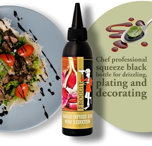 Castillo de Pinar Garlic Infused Red Wine Vinegar Reduction 150ml by Froggit Non GMO