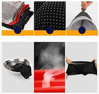 POCHY 7 Pcs Men's Physiological Enlargement Underwear Magnetic Therapy Prostate Panties Tourmaline Health Care Boxer (Color : Black, Size : XX-Large)