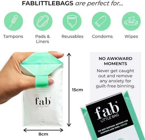 Fab Little Bag Starter Plus Pack - 45 Sanitary Disposal Bags Plus Recyclable Refill Pack for Out and About (45 Pack)