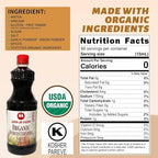Wan Ja Shan Organic Worcestershire Sauce USDA Organic, Umami-Rich Flavor | Marinade, Glaze, Dressing & Dipping Sauce | Non GMO, Vegan, Kosher Parve Great for Meats, Vegetables & Stir Fry (10oz Pack of 1)