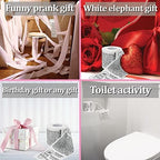 Novelty Toilet Paper Roll - Bathroom Tissue Roll - Funny Toilet Paper - Prank Gifts Gag Novelty Funny Gifts - Toilet Bathroom Fun Games - White Elephant Gifts - Unique Stocking Stuffer - Jokes