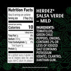 Herdez Salsa Verde, Mild, 7 oz