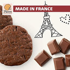 Pierre Biscuiterie French Butter Cookies with Dark Chocolate & Sea Salt 5.29 Ounce Box (Pack of 1)