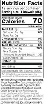 Fiber One 70 Calorie Brownies, Chocolate Fudge, Snack Bars, 12 Count (Pack of 4)