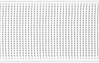 Dritz 1-1/2" Ribbed Non-Roll Elastic, 2-Yards Long, White