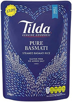 Tilda Pure Basmati Steamed Basmati Rice, 6 x 250g