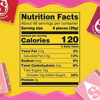 STARBURST Fruit Chews Candy - FaveREDS STARBURST Candy Bulk Individually Wrapped, Party Size Bag, 50 oz, Pack of 1