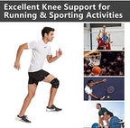 ComfiLife Knee Brace for Knee Pain Relief – Neoprene Knee Brace for Working Out, Running, Injury Recovery – Side Stabilizers – 3 Point Adjustable Compression – Open Patella Support, Non-Slip (Large)