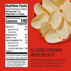 The Good Crisp Company Original Gluten-Free Potato Chips, 5.6 Oz Cans (Pack of 8), Non-GMO, Allergen Friendly, Potato Chip Snack Pack