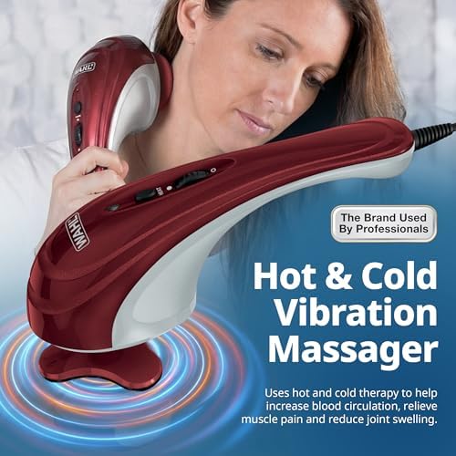 Wahl Hot Cold Therapeutic Light Vibratory Corded Massager, Soothing Vibratory Massage, Relieve Muscle Pain and Reduce Swelling from Chronic Pain, FSA Eligible, Model 4295-400