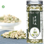 Plant Gift Jasmine Tea Dried Flowers, 100% Natural Pure Herbal Tea, Loose Leaf White Jasmine Can Mix Green Tea, Can Extract Jasmine Essential Oil 30G / 1 Oz