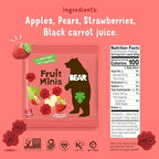 Bear Real Fruit Snack Minis, Strawberry