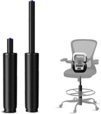 14 Inches-22 Inches Extra Long Gas Lift Cylinder Replacement, 8" Stroke, Hydraulic Pneumatic Shock Piston, Heavy Duty 1000lbs, Universal Fit For Drafting Chairs Bar Stools, Class 4, Black