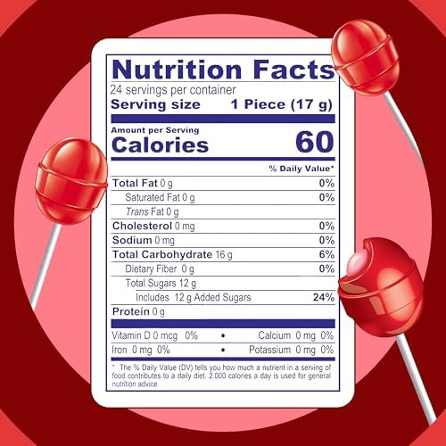 Colombina Bon Bon Bum Strawberry Lollipops Fruit Hard Candy, Individually Wrapped Sweet Strawberry Pops, 24 Count