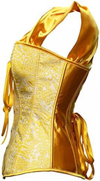 bslingerie® Womens Costume Princess Rushed Sleeve Bustier Corset Top