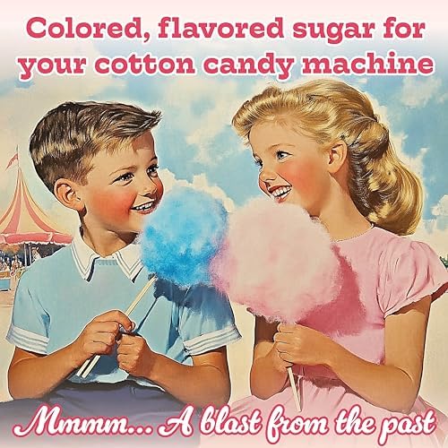 Premium America Strawberry Cotton Candy Floss Sugar Carnival-Style Fluffy Fun, Pre-Mixed & Ready to Use for Parties, Events & Festivals 3.25 lb Cartons Case of 3