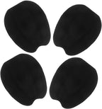 COLLBATH Forefoot Cushion Inserts Adhesive High Heel Cushions Non-Slip Shoe Pads for Women Soft Flexible Gel Protector Prevent Toe Sliding and Friction Relief 2 Pairs Black