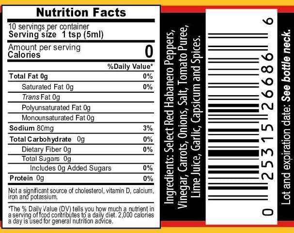 Marie Sharp’s Belizean Heat Habanero Pepper Sauce, 10 oz | Extra Hot Gourmet Hot Sauce from Belize | All-Natural, No Artificial Preservatives | Bold Flavor with Fiery Kick