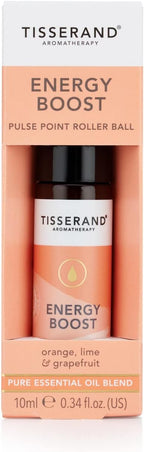 Tisserand Aromatherapy Energy Boost Pulse Point Roller Ball, 10 ml