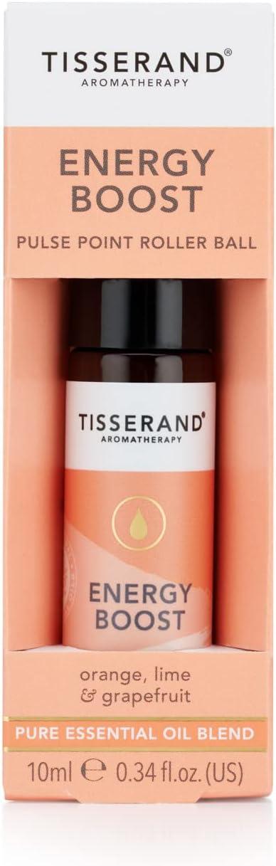 Tisserand Aromatherapy Energy Boost Pulse Point Roller Ball, 10 ml