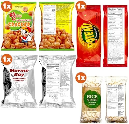 Dagaon Korean Snack Box - 20 Count - Variety of Korean Treats Including Cookies, Chip, Pies, Biscuits, Jelly, Candies. Assortment of Korean snacks to be enjoyed by all, for every occasion.