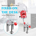 Mouth Simulator Phantom Head Teaching Head Model Fix on Table Replaceable Typodont Tooth Model 360-Degree Adjustment for Dentists & Dental Assistants and Hygienists