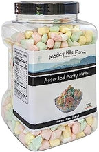 Assorted Party Mints By Medley Hills Farm in Reusable Container 1.5 lbs. - Great wedding mints for guests, baby shower or birthday party - Product of USA