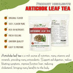 ARTICHOKE LEAF TEA 2.47 Oz (70g) VIETFARMFOOD:Natural pure dried herbs are used for making drinks and cooking ingredients. Drinking tea is a healthy habit that makes meals delicious and relaxing