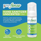 Travel Foam Hand Sanitizer - Kills 99.9% of Common Germs - Alcohol-Free - Moisturizing, Non-Drying, Water-Based Formula - Made in USA - Unscented - Travel Size - 1.5 oz - 1 Pack