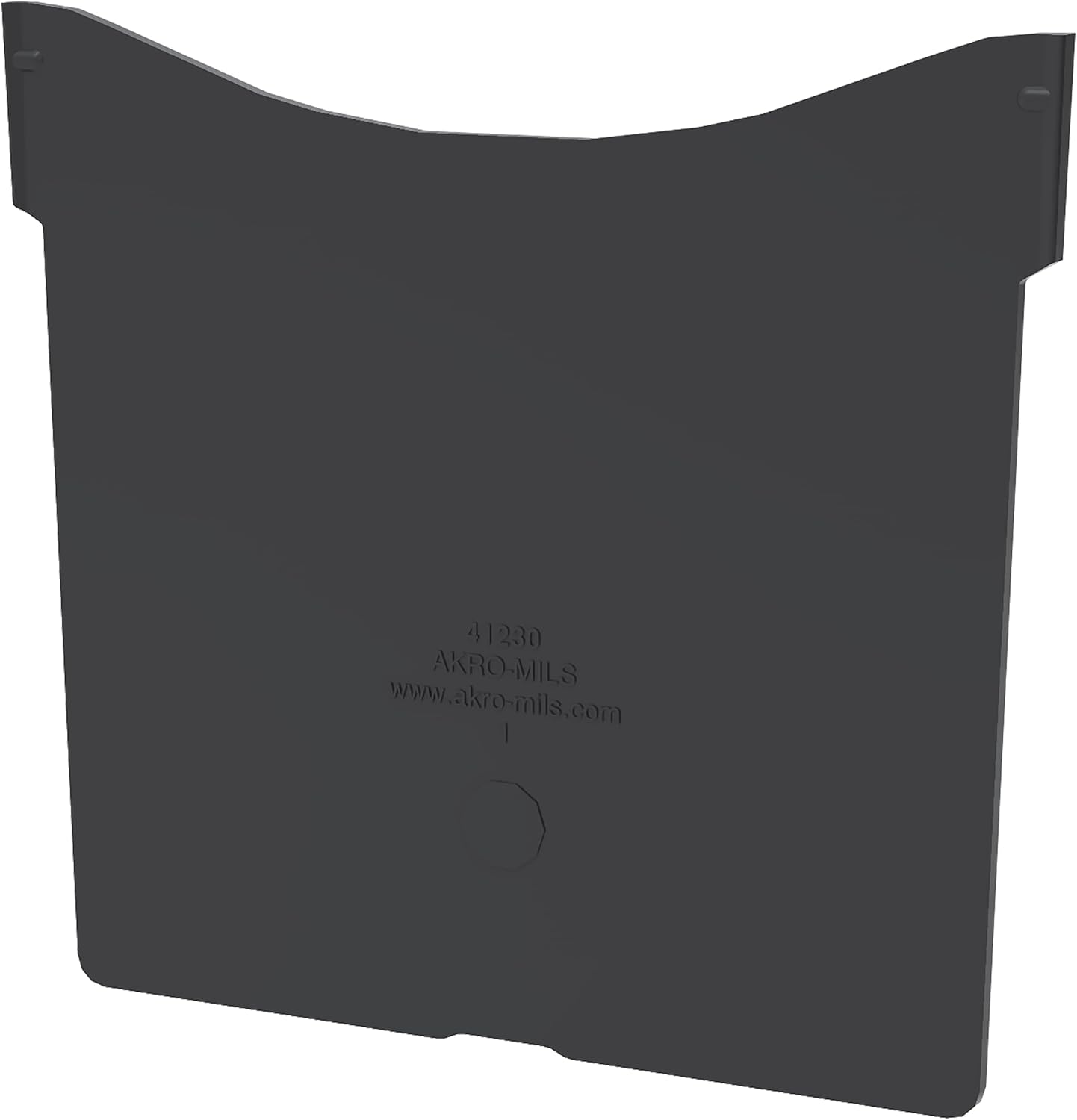 Akro-Mils 41230 Plastic Width Dividers for AkroBins Stackable Storage Bins Model 30230, Custom Storage Inserts for Tools, Crafts & Supplies, 6-Pack, Black