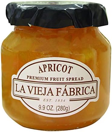 Mario Camacho Foods La Vieja Fabrica Apricot Premium Fruit Spread, 9.9 Fl Ounce (Pack of 8)
