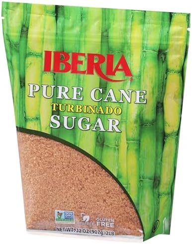 Iberia Pure Cane Raw Turbinado Sugar 2 lb