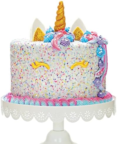 Unicorn Cake Decorating Kit – Edible Royal Icing Cake Toppers & Unicorn Glittery Sugar Sprinkles (3 oz) Bundle – Perfect for Birthday Cakes & Cupcakes – 100% Edible Cake Decorations