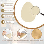 Non Slip Shoe Pads for Bottom of Shoes Sole Protector for High Heels Adhesive Shoe Sole Protectors Anti Slip Shoe Grips Noise Reduction Cushion High Heel Noise Reduction for Women Men (Black+Beige)