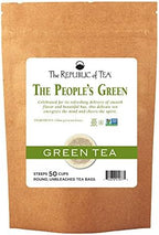 The Republic of Tea The People's Green Tea, 50 Tea Bags (Refill Bag)