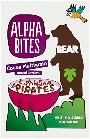 Bear Alpha Bites Cocoa Multigrain Cereal Letters (375g)